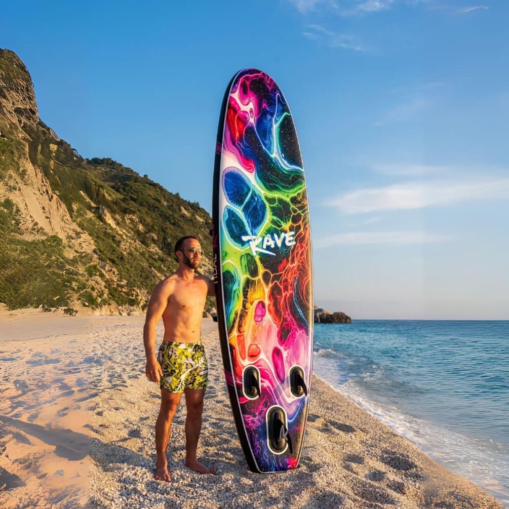 Tidal Rave ACRYLIC Inflatable Paddle Board 10’ 6